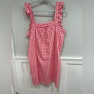 Vineyard Vines Gingham Cotton/Linen Dress